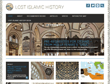 Tablet Screenshot of lostislamichistory.com